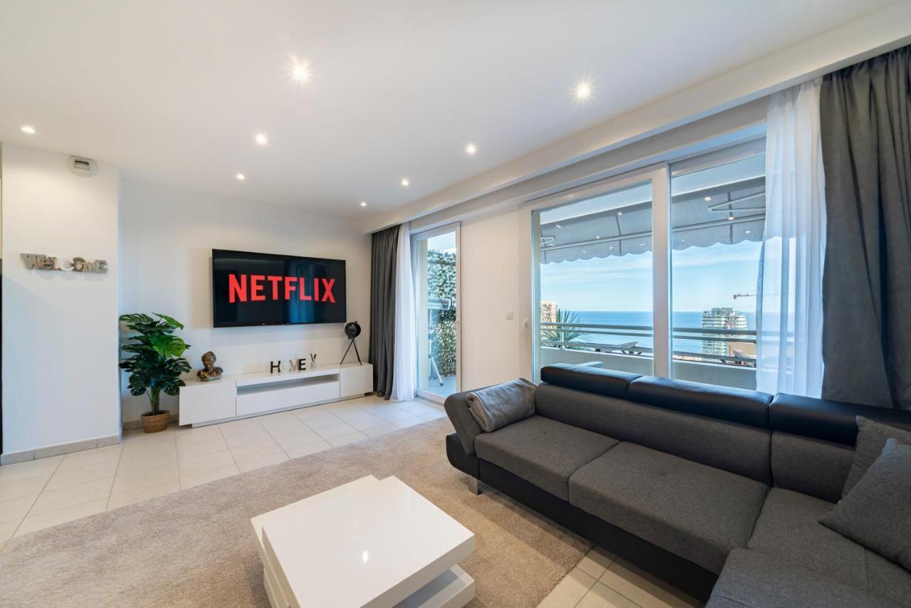 Frontiere Monaco, Terrasse, Vue Mer, Parking - Ab Beausoleil Eksteriør bilde