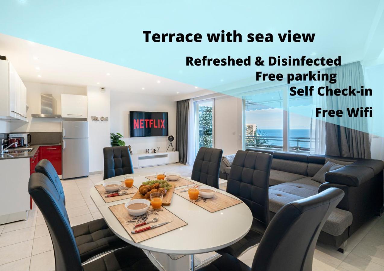 Frontiere Monaco, Terrasse, Vue Mer, Parking - Ab Beausoleil Eksteriør bilde